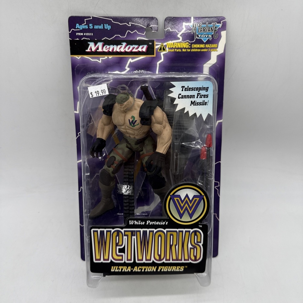 McFarlane Toys Mendoza Ultra Action Figure Whilce Portacio's Wetworks 1996